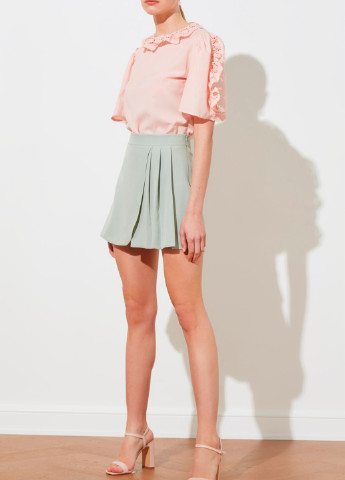 Пудровая блуза AMORI