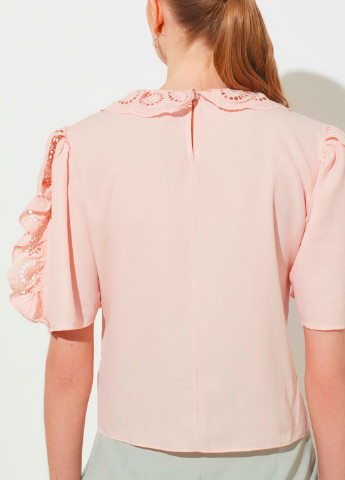 Пудровая блуза AMORI