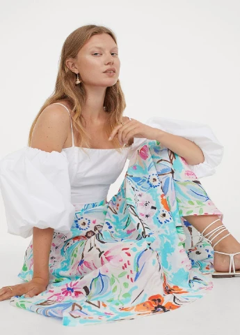 Разноцветная юбка H&M