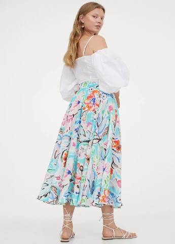 Разноцветная юбка H&M