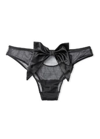 Черный демисезонный комплект (бюстгальтер, трусы) Victoria's Secret