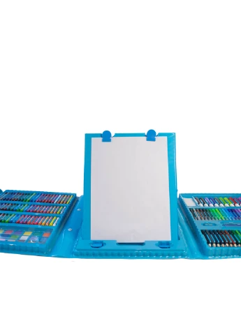 Набор для рисования с мольбертом в чемоданчике Art Set Blue UFT - (252404998)
