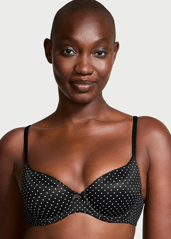 Черный демисезонный комплект (бюстгальтер, трусики) Victoria's Secret