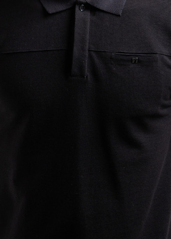 Черная черная хлопковая футболка-поло Versace