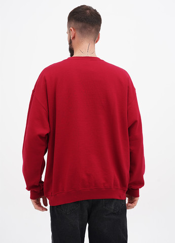 Бордовий світшот Gildan малюнок без декору (305788369)