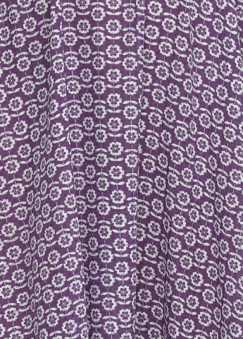 Светло-фиолетовое кэжуал платье клеш ANVI с цветочным принтом