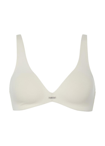Молочний бралетт бюстгальтер Emporio Armani без кісточок віскоза