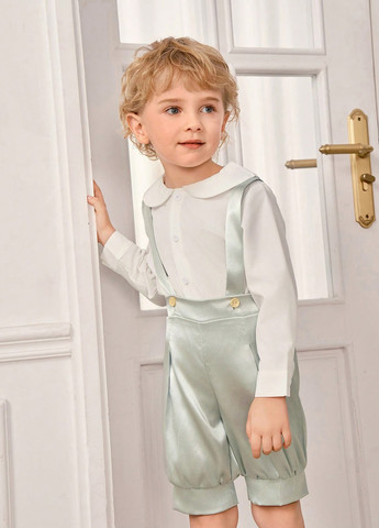 Комбінований літній костюм (сорочка, шорти) з шортами, з сорочкою SHEIN