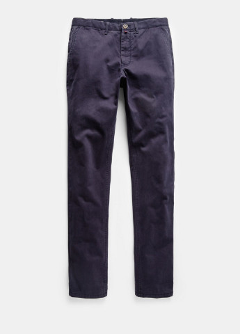 Темно-синие классические демисезонные чиносы брюки Mango