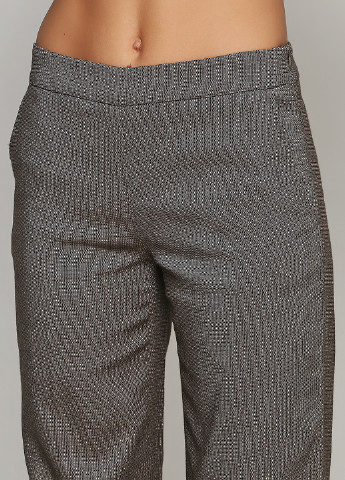 Светло-серые кэжуал демисезонные клеш брюки Max Mara