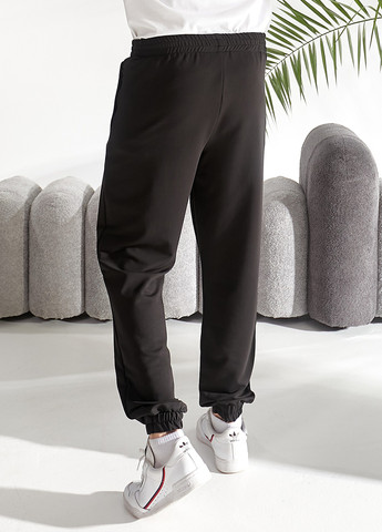 Черные кэжуал демисезонные джоггеры брюки Demma