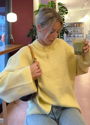 Жовтий демісезонний джемпер джемпер SHEIN