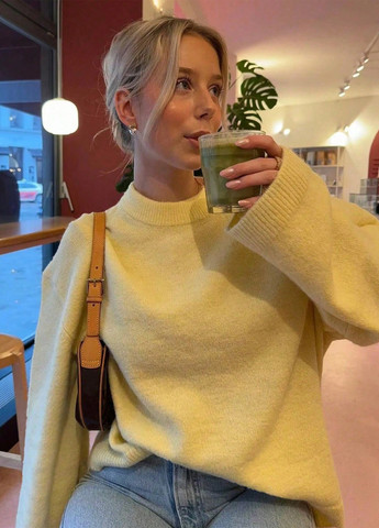 Жовтий демісезонний джемпер джемпер SHEIN