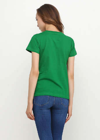 Зелена літня футболка Manatki