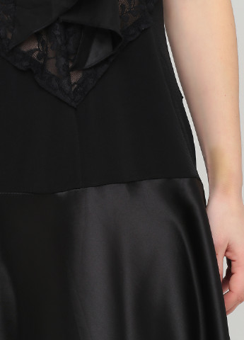 Черное кэжуал платье NN однотонное
