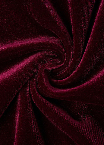 Бордовое кэжуал платье клеш SHEIN однотонное