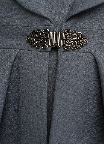 Костюм (жакет, платье) BGL с платьем однотонный серый деловой вискоза