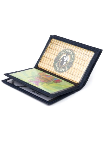 Жіночий шкіряний гаманець-візитниця 10х6,5х1 см st leather (252133834)