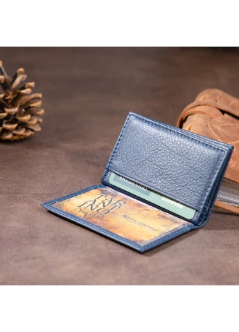 Жіночий шкіряний гаманець-візитниця 10х6,5х1 см st leather (252133834)