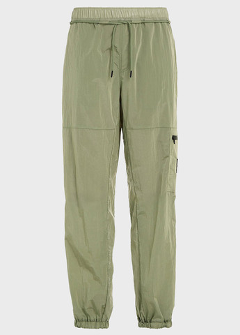 Зеленые кэжуал демисезонные карго брюки Calvin Klein Jeans