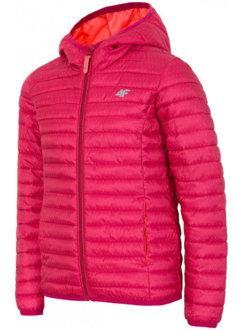 Рожева куртка пухова для дівчат рожевий (j4z17-jkud201-797) 4F