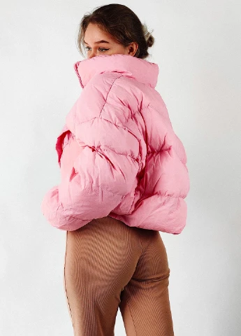 Рожева демісезонна куртка PrettyLittleThing