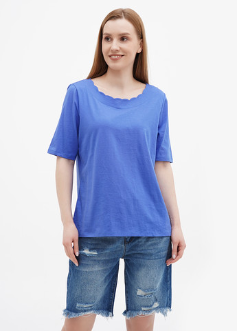 Синяя летняя футболка Talbots
