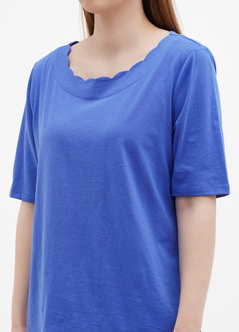 Синяя летняя футболка Talbots