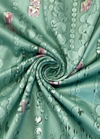 Зеленое кэжуал платье а-силуэт SHEIN с рисунком