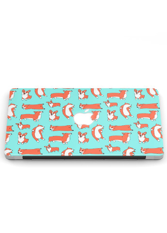 Чохол пластиковий для Apple MacBook Air 13 A1466 / A1369 Коргі патерн (6351-2477) MobiPrint (218867841)
