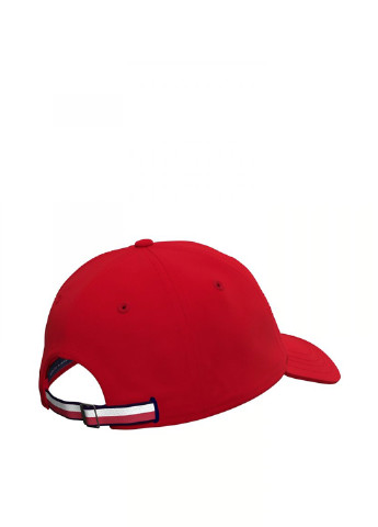 Кепка Tommy Hilfiger бейсболка логотип красная кэжуал хлопок