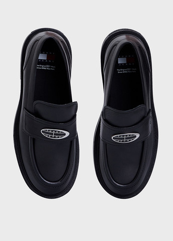Tommy Jeans Туфлі лофери чорний з натуральна шкіра, — демісезон (315647387)