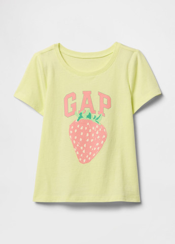 Жовтий літній комплект (футболка, шорти) Gap