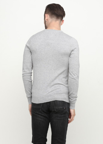 Светло-серый демисезонный пуловер пуловер Tommy Hilfiger