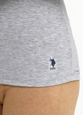 Сіра всесезон футболка з коротким рукавом U.S. Polo Assn.