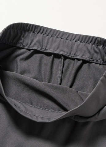 Темно-серая кэжуал однотонная юбка Uniqlo