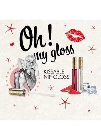 Набор блесков для сосков Kissable Nip Gloss DUET (2х13 мл) Bijoux Indiscrets (255169339)