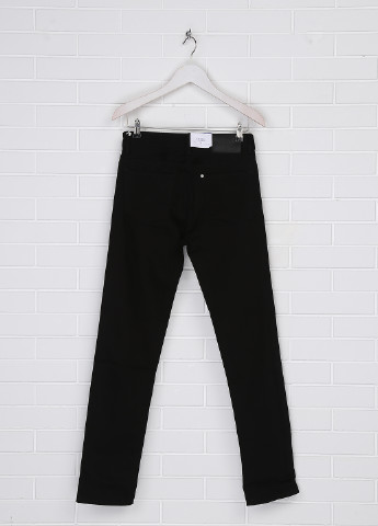 Джинси H&M завужені однотонні чорні джинсові