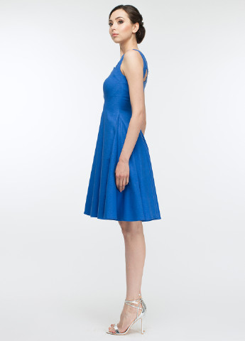 Светло-синее кэжуал платье BGL однотонное