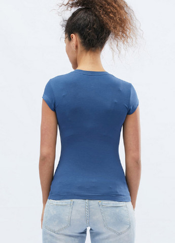 Синяя летняя футболка Carica