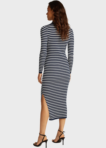 Комбинированное кэжуал платье поло Tommy Jeans в полоску