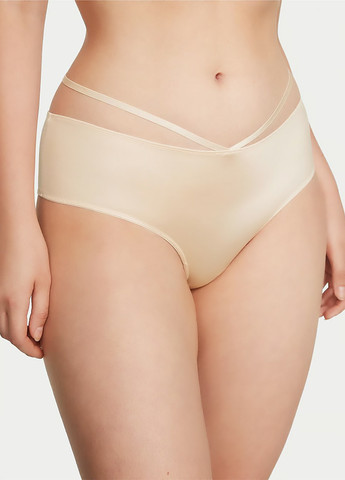 Бежевый демисезонный комплект (бюстгальтер, трусики) Victoria's Secret