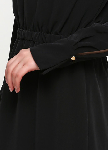 Черное кэжуал платье H&M однотонное