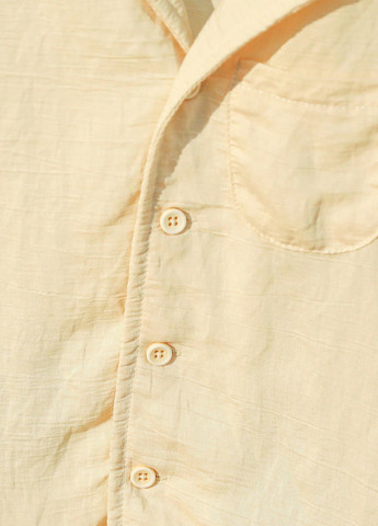 Светло-желтый летний костюм (рубашка, шорты) с шортами, с рубашкой SHEIN