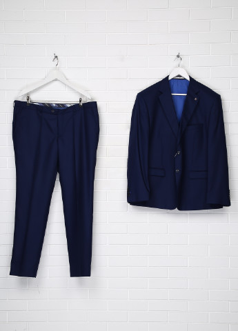 Синий демисезонный костюм (пиджак, брюки) брючный Giordano Conti