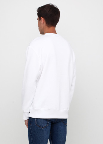 Світшот H&M - Приталений крій малюнок білий кежуал - (132052358)
