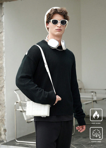 Черный демисезонный джемпер джемпер SHEIN