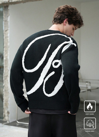 Черный демисезонный джемпер джемпер SHEIN