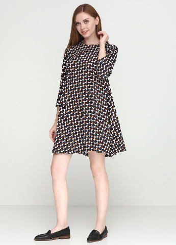 Комбінована кежуал платье H&M з геометричним візерунком