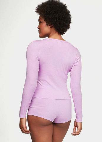 Рожева всесезон піжама (лонгслів, шорти) лонгслів + шорти Victoria's Secret